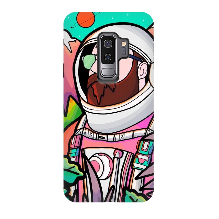 Galaxy S9 plus StrongFit Pastel astronaut by Steve Wade (Swade)