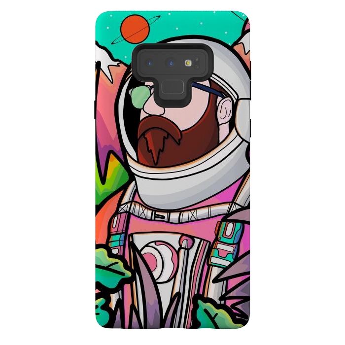 Galaxy Note 9 StrongFit Pastel astronaut by Steve Wade (Swade)