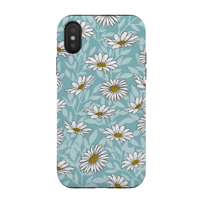 iPhone Xs / X StrongFit Daisy pattern by Jms