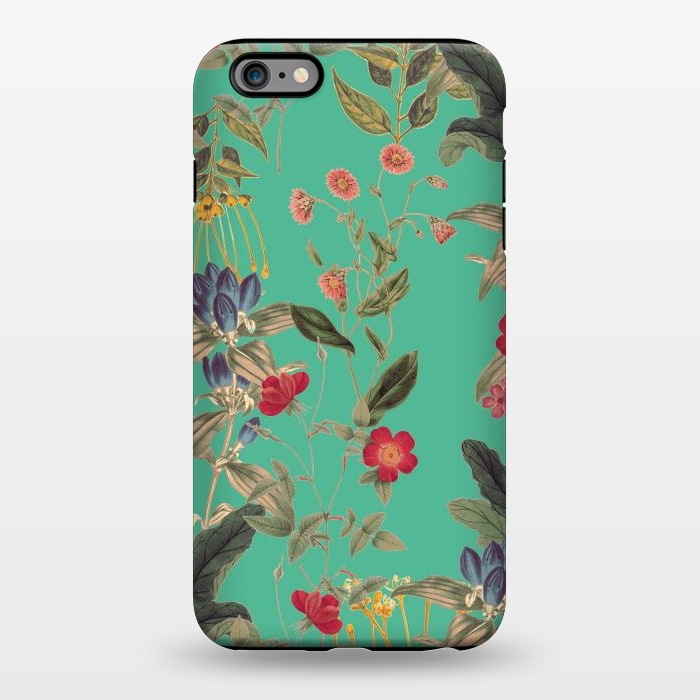 iPhone 6/6s plus StrongFit Aqua Blooms by Zala Farah