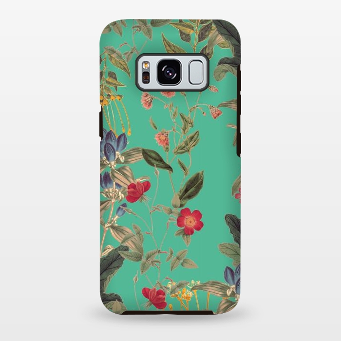 Galaxy S8 plus StrongFit Aqua Blooms by Zala Farah