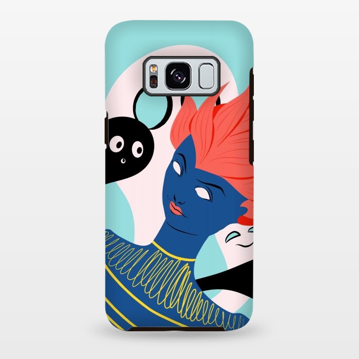 Galaxy S8 plus StrongFit Alien Girl With Ghost Imaginary Friends by Boriana Giormova