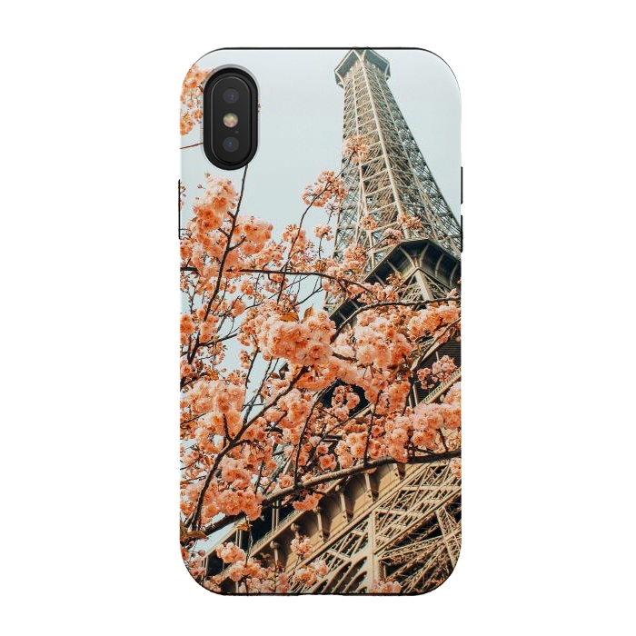 iPhone Xs / X StrongFit Paris in Spring | Travel Photography Eifel Tower | Wonder Building Architecture Love by Uma Prabhakar Gokhale