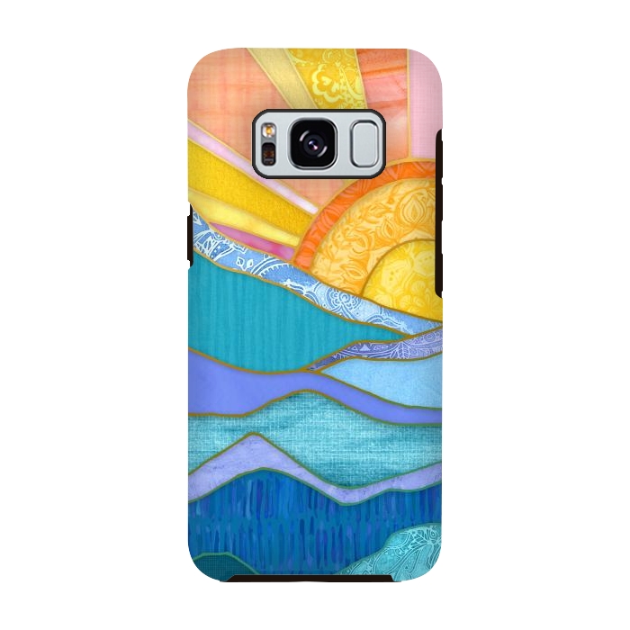 Galaxy S8 StrongFit Sweet Sunset by Micklyn Le Feuvre