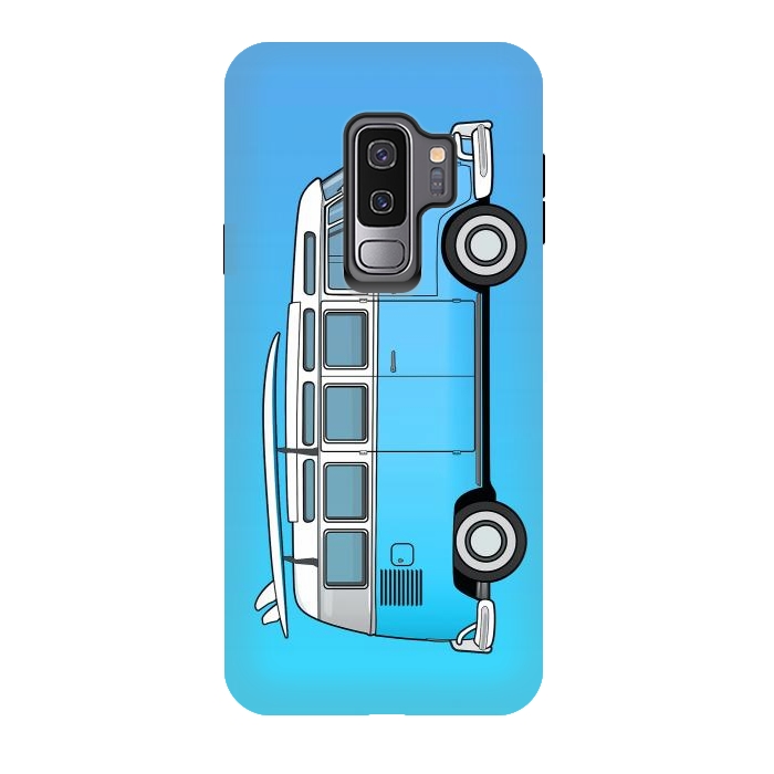 Galaxy S9 plus StrongFit Van Life - Blue by Mitxel Gonzalez