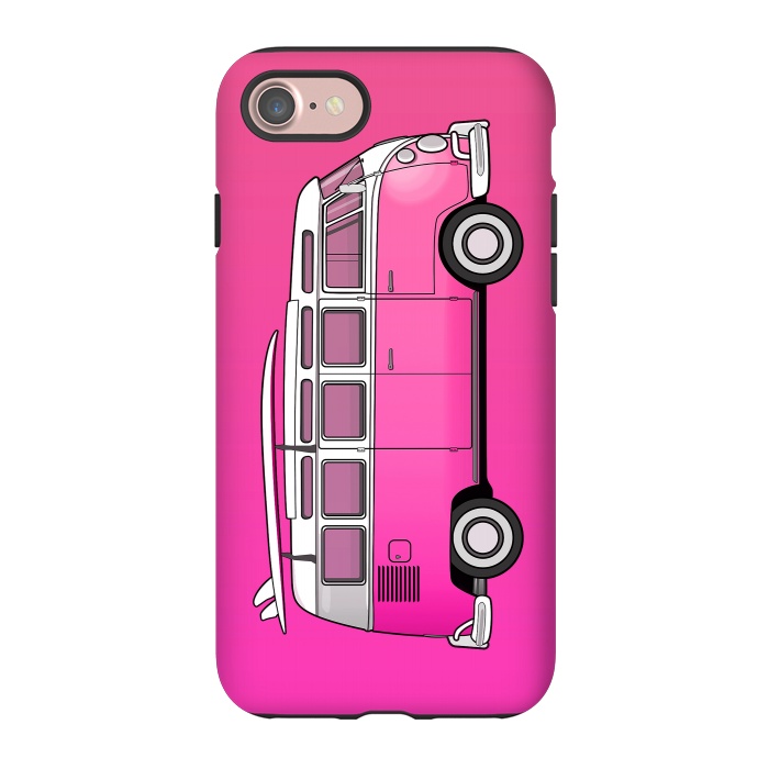 iPhone 7 StrongFit Van Life - Pink by Mitxel Gonzalez