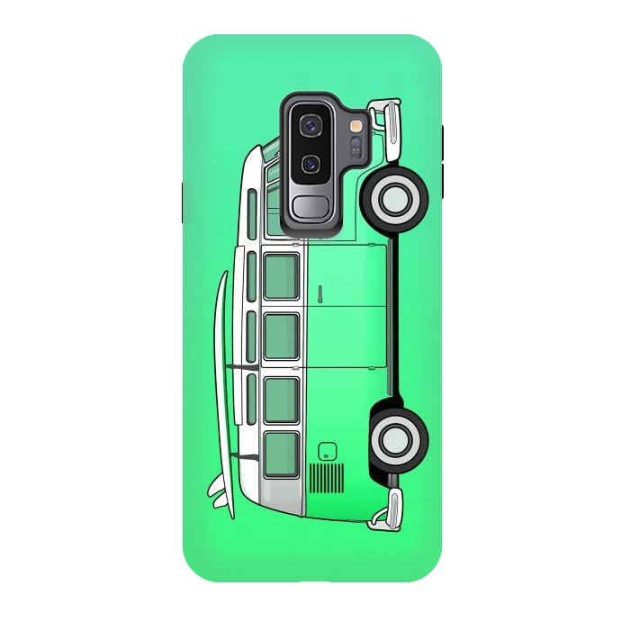 Galaxy S9 plus StrongFit Van Life - Green by Mitxel Gonzalez