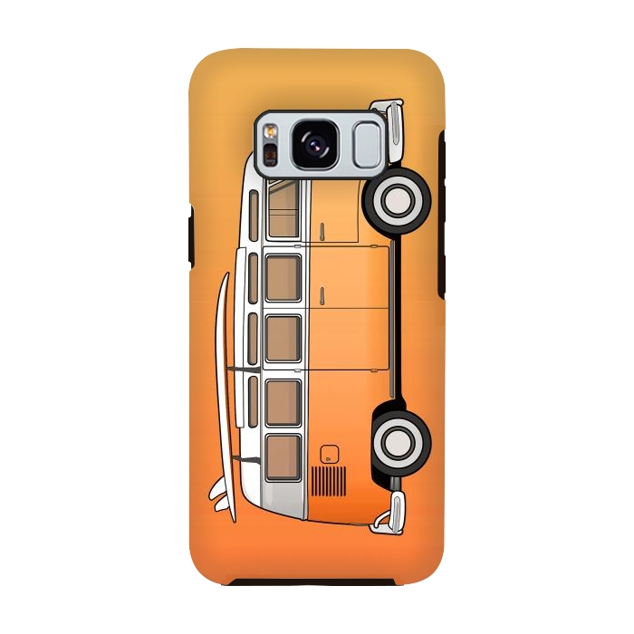 Galaxy S8 StrongFit Van Life - Orange by Mitxel Gonzalez
