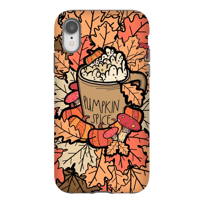 iPhone Xr StrongFit Pumpkin Spice  by Steve Wade (Swade)