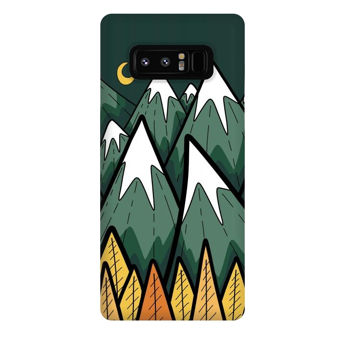 Galaxy Note 8 StrongFit The green autumn peaks by Steve Wade (Swade)