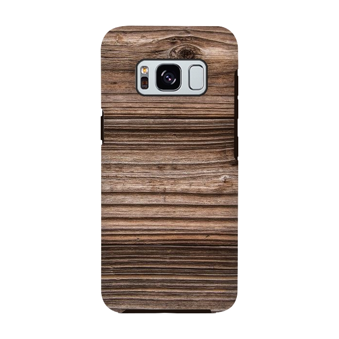 Galaxy S8 StrongFit wood by haroulita