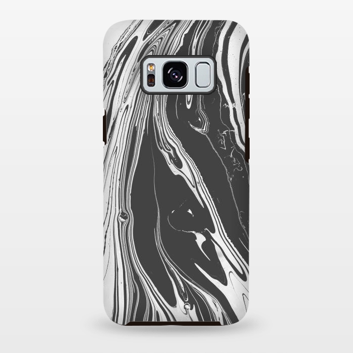 Galaxy S8 plus StrongFit bw marble x by haroulita