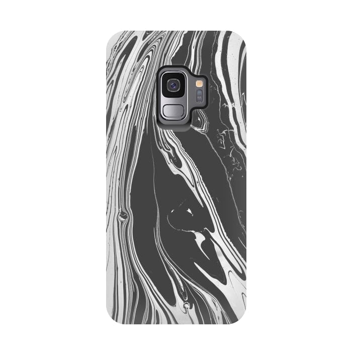 Galaxy S9 StrongFit bw marble x by haroulita