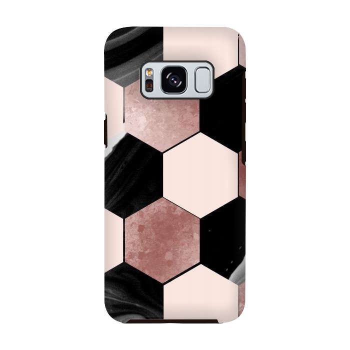 Galaxy S8 StrongFit geometrical marble by haroulita