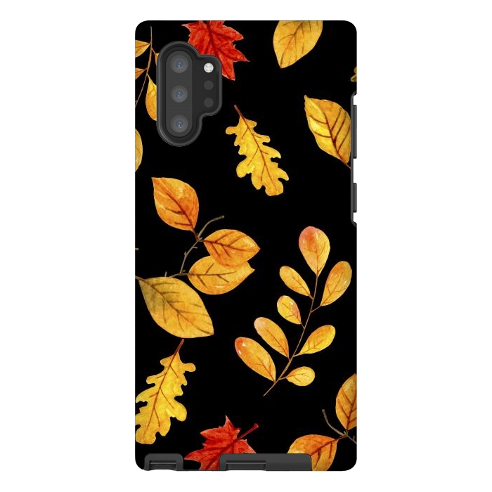 Galaxy Note 10 plus StrongFit fall leaves x by haroulita