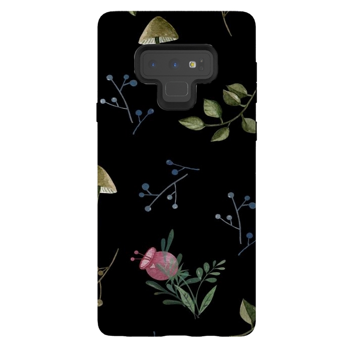 Galaxy Note 9 StrongFit flower pattern cc by haroulita