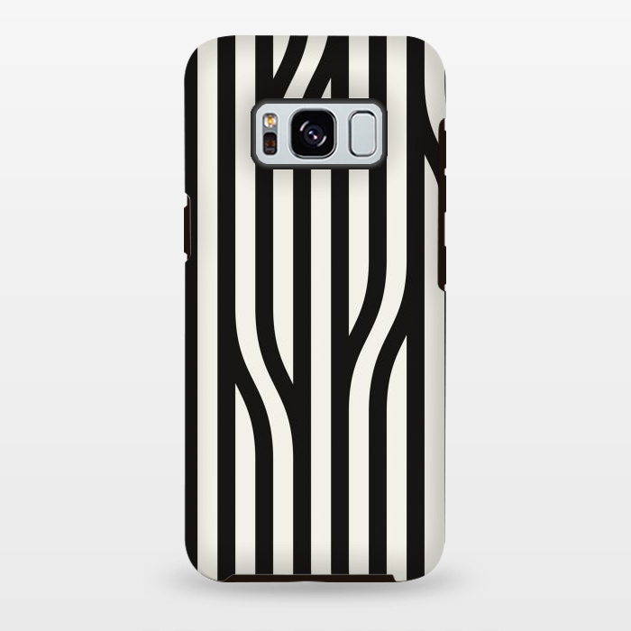 Galaxy S8 plus StrongFit black white minimal art by haroulita