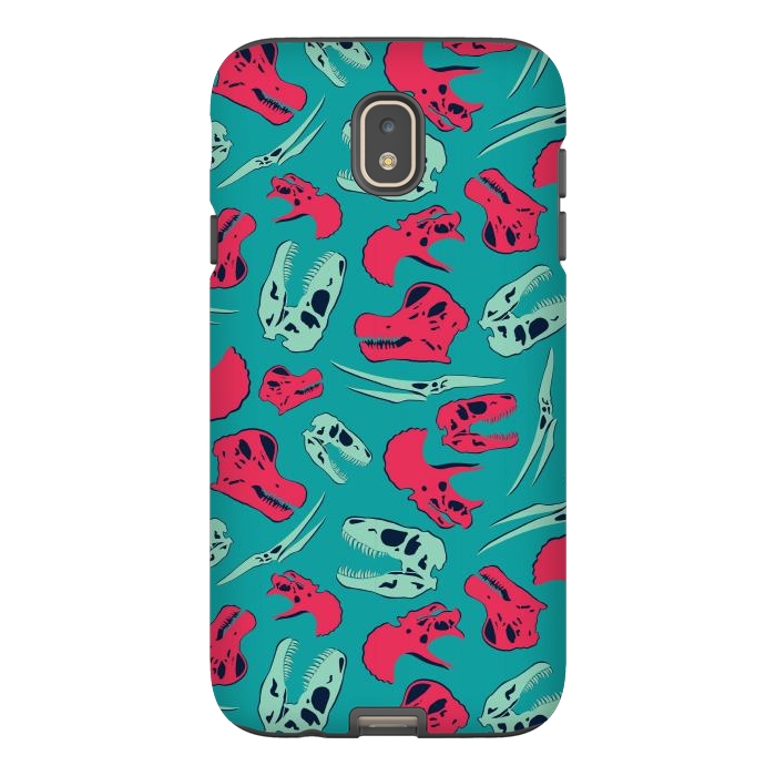 Galaxy J7 StrongFit Skull Roll - Teal by Melissa Lee