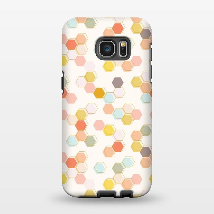 Galaxy S7 EDGE StrongFit Honeycomb by Melissa Lee