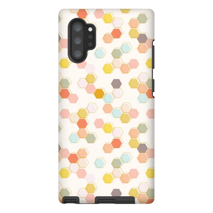 Galaxy Note 10 plus StrongFit Honeycomb by Melissa Lee