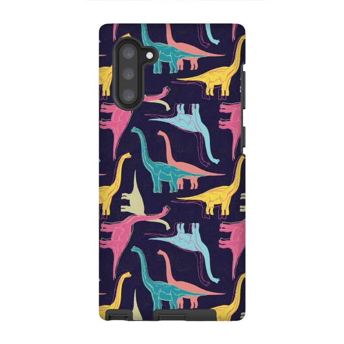 Galaxy Note 10 StrongFit Rubberneckers - Midnight Blue by Melissa Lee