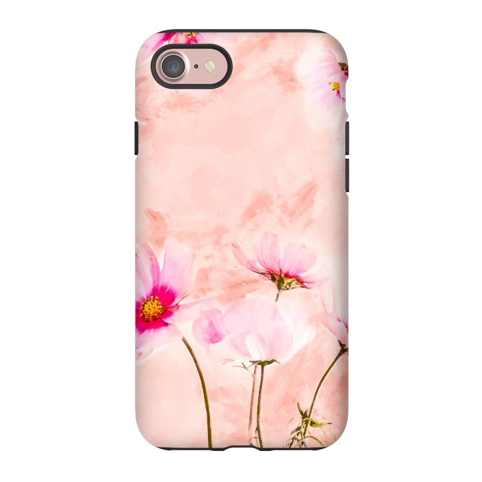 iPhone 7 StrongFit Pink Spring Flower by Creativeaxle