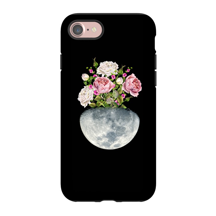 iPhone 7 StrongFit Moon Flower Pot by Creativeaxle
