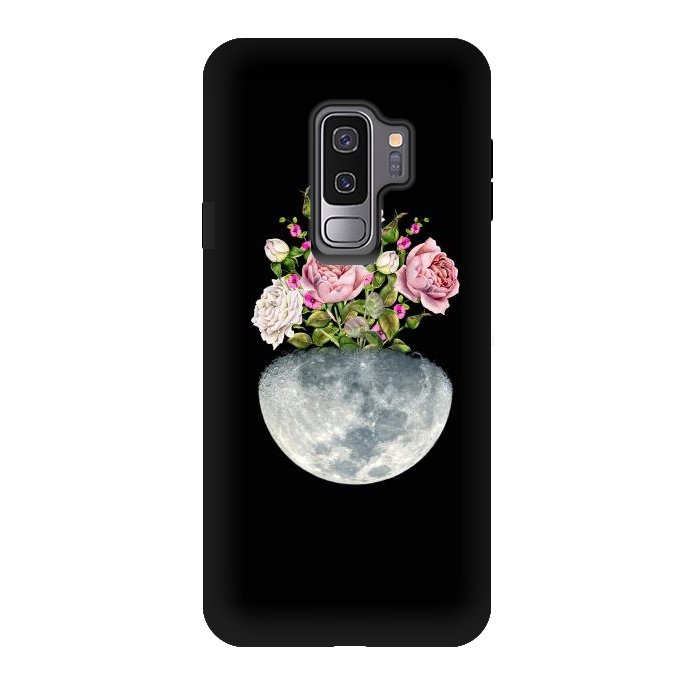 Galaxy S9 plus StrongFit Moon Flower Pot by Creativeaxle