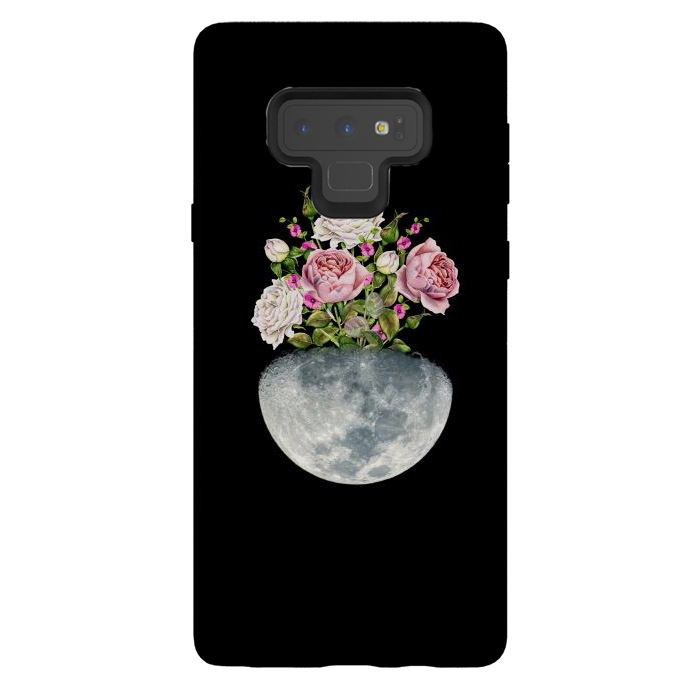 Galaxy Note 9 StrongFit Moon Flower Pot by Creativeaxle