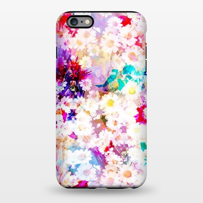 iPhone 6/6s plus StrongFit Colorful watercolor daisy petals by Oana 