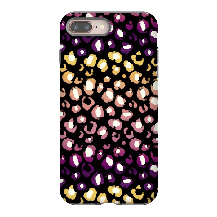 iPhone 7 plus StrongFit Gradient graphic leopard print by Oana 