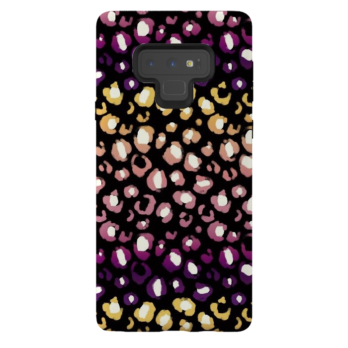 Galaxy Note 9 StrongFit Gradient graphic leopard print by Oana 
