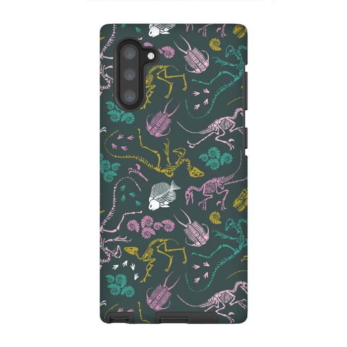 Galaxy Note 10 StrongFit Dinosaurs by Tishya Oedit