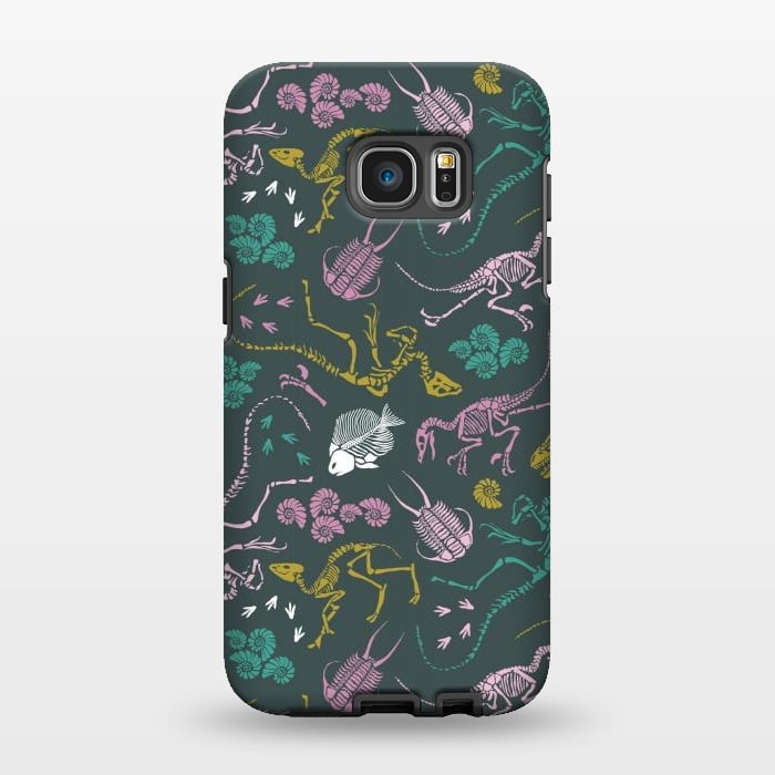 Galaxy S7 EDGE StrongFit Dinosaurs by Tishya Oedit