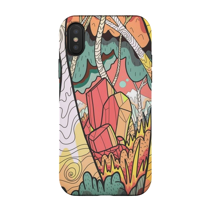 iPhone Xs / X StrongFit The autumn crystal by Steve Wade (Swade)
