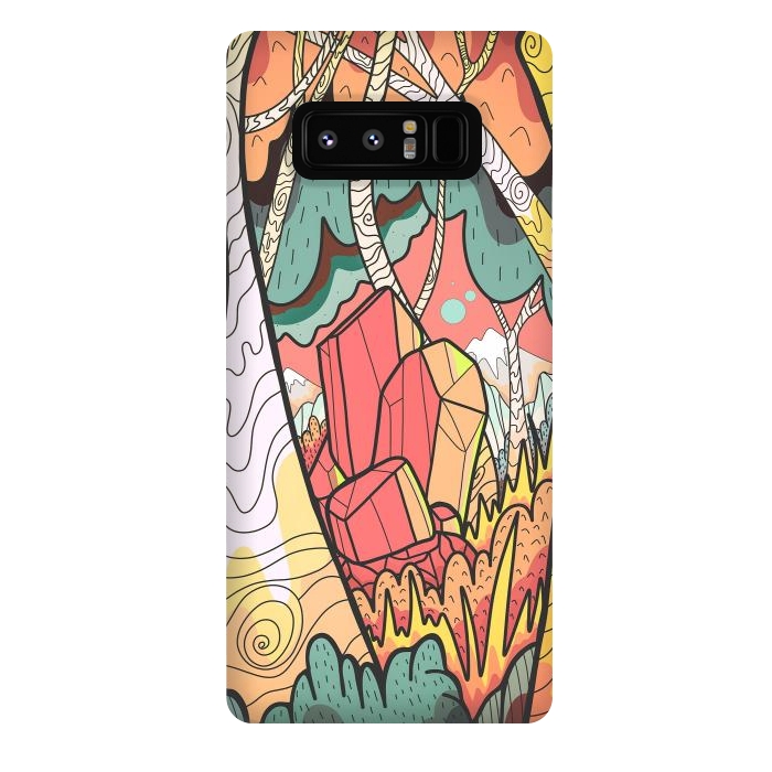 Galaxy Note 8 StrongFit The autumn crystal by Steve Wade (Swade)