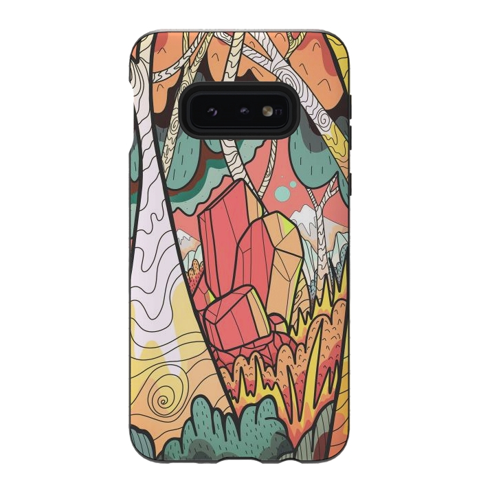 Galaxy S10e StrongFit The autumn crystal by Steve Wade (Swade)