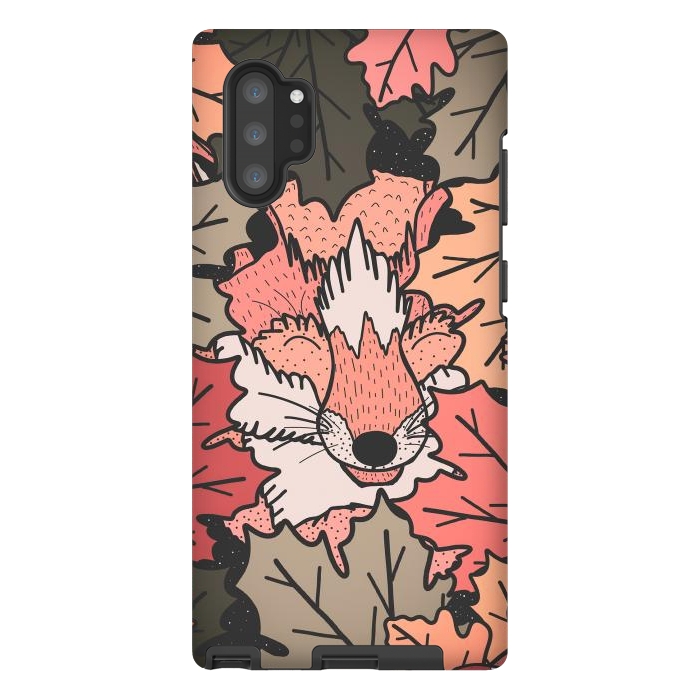 Galaxy Note 10 plus StrongFit The hidden fox by Steve Wade (Swade)