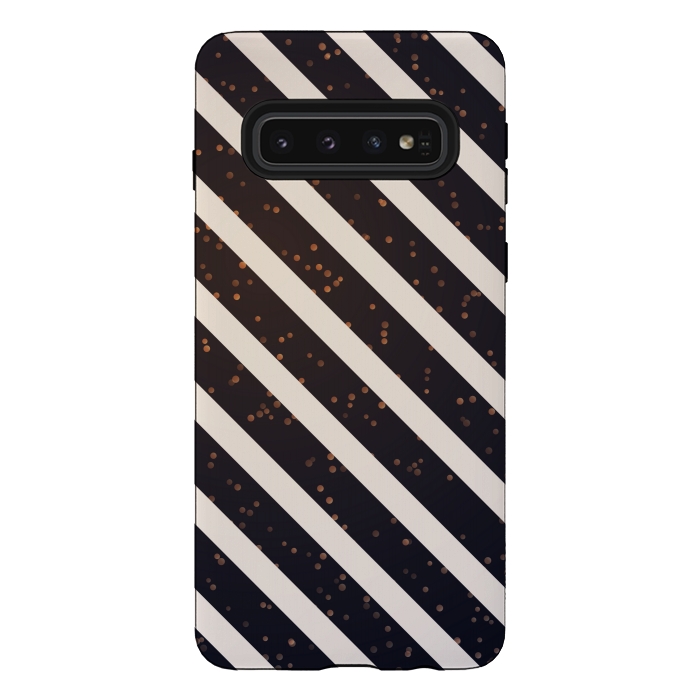Galaxy S10 StrongFit silver border lines 2 by MALLIKA