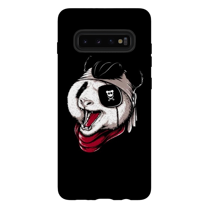 Galaxy S10 plus StrongFit Panda Pirate by Afif Quilimo