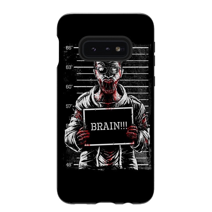 Galaxy S10e StrongFit Zombie Mugshot by Afif Quilimo