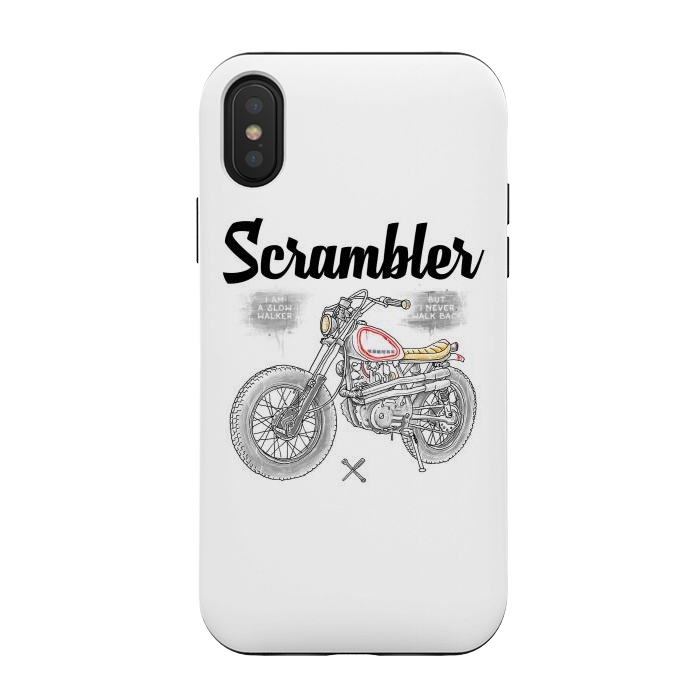 iPhone Xs / X StrongFit Scrambler by Afif Quilimo