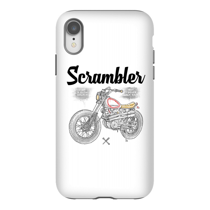iPhone Xr StrongFit Scrambler by Afif Quilimo