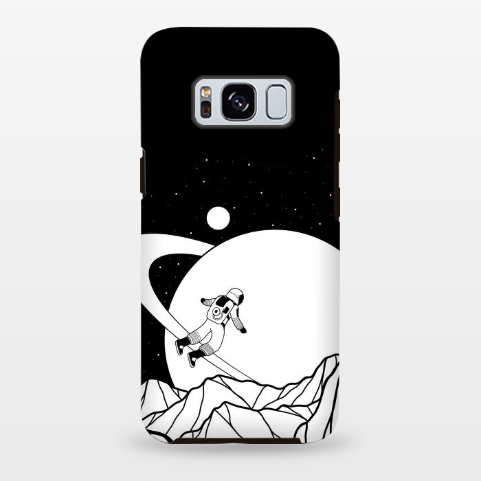Galaxy S8 plus StrongFit Space walk (black and white) by Steve Wade (Swade)
