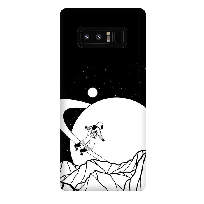 Galaxy Note 8 StrongFit Space walk (black and white) by Steve Wade (Swade)
