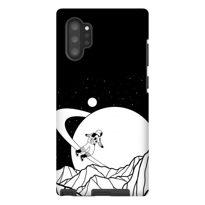Galaxy Note 10 plus StrongFit Space walk (black and white) by Steve Wade (Swade)