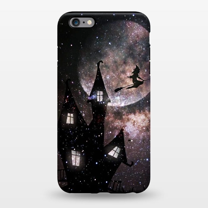 iPhone 6/6s plus StrongFit Flying witch and dark house at night by Oana 