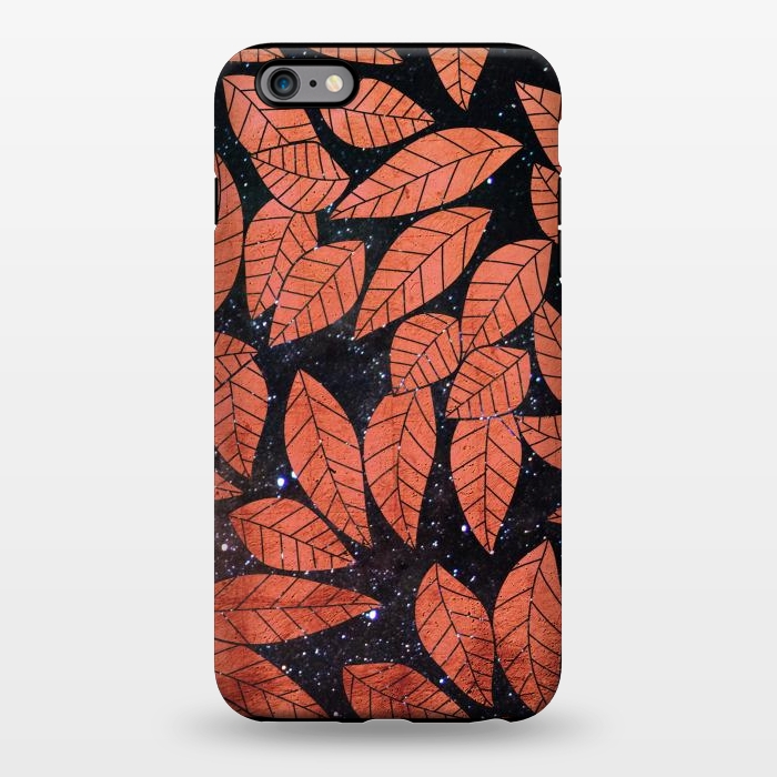 iPhone 6/6s plus StrongFit Rust autumn leaves pattern by Oana 