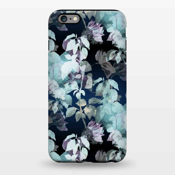 iPhone 6/6s plus StrongFit Watercolor night garden pattern by Oana 