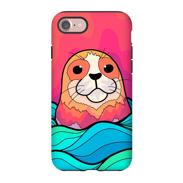 iPhone 7 StrongFit The happy seal by Steve Wade (Swade)